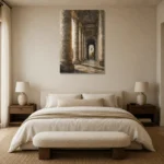 Premium Wall Art Dikey Html Edition – CP-IT-RG-V-001 showcased in an elegant minimalist interior