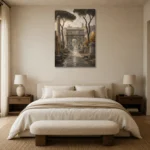 Premium Wall Art Dikey Html Edition – CP-IT-RG-V-002 showcased in an elegant minimalist interior