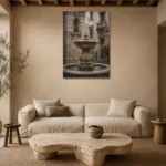 Premium Wall Art Dikey Html Edition – CP-IT-RG-V-005 presented in a sophisticated home setting