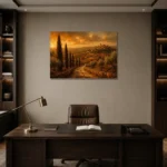 Premium Wall Art Yatay Html Edition – CP-IT-TGH-H-001 displayed in a contemporary gallery-inspired room