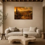 Premium Wall Art Yatay Html Edition – CP-IT-TGH-H-001 presented in a sophisticated home setting