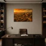 Premium Wall Art Yatay Html Edition – CP-IT-TGH-H-002 displayed in a contemporary gallery-inspired room