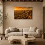 Premium Wall Art Yatay Html Edition – CP-IT-TGH-H-002 presented in a sophisticated home setting