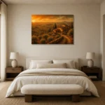 Premium Wall Art Yatay Html Edition – CP-IT-TGH-H-002 showcased in an elegant minimalist interior