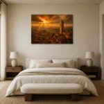Premium Wall Art Yatay Html Edition – CP-IT-TGH-H-003 showcased in an elegant minimalist interior
