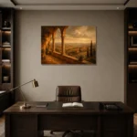 Premium Wall Art Yatay Html Edition – CP-IT-TGH-H-005 displayed in a contemporary gallery-inspired room