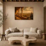 Premium Wall Art Yatay Html Edition – CP-IT-TGH-H-005 presented in a sophisticated home setting