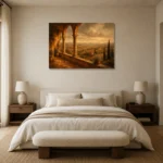 Premium Wall Art Yatay Html Edition – CP-IT-TGH-H-005 showcased in an elegant minimalist interior