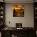 Premium Wall Art Kare Html Edition – CP-IT-TGH-S-001 displayed in a contemporary gallery-inspired room