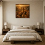 Premium Wall Art Kare Html Edition – CP-IT-TGH-S-003 showcased in an elegant minimalist interior