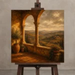 Premium Wall Art Kare Html Edition – CP-IT-TGH-S-005 displayed on a studio easel