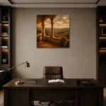 Premium Wall Art Kare Html Edition – CP-IT-TGH-S-005 displayed in a contemporary gallery-inspired room