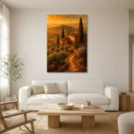 Premium Wall Art Dikey Html Edition – CP-IT-TGH-V-002 styled in a refined neutral interior