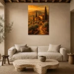Premium Wall Art Dikey Html Edition – CP-IT-TGH-V-002 presented in a sophisticated home setting