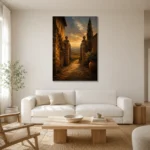 Premium Wall Art Dikey Html Edition – CP-IT-TGH-V-004 styled in a refined neutral interior