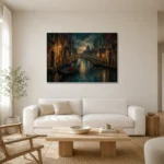 Premium Wall Art Yatay Html Edition – CP-IT-VN-H-001 styled in a refined neutral interior