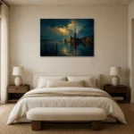 Premium Wall Art Yatay Html Edition – CP-IT-VN-H-003 showcased in an elegant minimalist interior