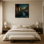 Premium Wall Art Kare Html Edition – CP-IT-VN-S-001 showcased in an elegant minimalist interior