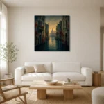 Premium Wall Art Kare Html Edition – CP-IT-VN-S-002 styled in a refined neutral interior