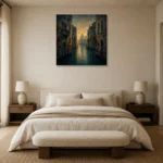 Premium Wall Art Kare Html Edition – CP-IT-VN-S-002 showcased in an elegant minimalist interior