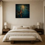 Premium Wall Art Kare Html Edition – CP-IT-VN-S-003 showcased in an elegant minimalist interior