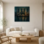 Premium Wall Art Kare Html Edition – CP-IT-VN-S-005 styled in a refined neutral interior