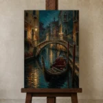 Premium Wall Art Dikey Html Edition – CP-IT-VN-V-001 displayed on a studio easel
