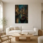 Premium Wall Art Dikey Html Edition – CP-IT-VN-V-001 styled in a refined neutral interior