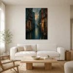 Premium Wall Art Dikey Html Edition – CP-IT-VN-V-002 styled in a refined neutral interior