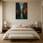 Premium Wall Art Dikey Html Edition – CP-IT-VN-V-002 showcased in an elegant minimalist interior