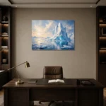 Premium Wall Art Yatay Html Edition – CP-NO-AL-H-001 displayed in a contemporary gallery-inspired room