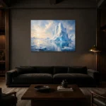 Premium Wall Art Yatay Html Edition – CP-NO-AL-H-001 shown in a warm modern interior