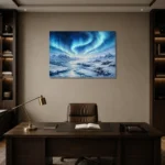 Premium Wall Art Yatay Html Edition – CP-NO-AL-H-002 displayed in a contemporary gallery-inspired room