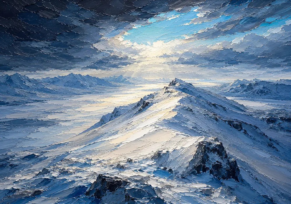 Arctic Chronicle Arctic Wall Art Arctic Pearl Art Print