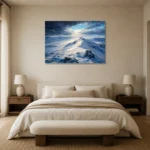 Premium Wall Art Yatay Html Edition – CP-NO-AL-H-003 showcased in an elegant minimalist interior