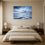 Premium Wall Art Yatay Html Edition – CP-NO-AL-H-005 showcased in an elegant minimalist interior