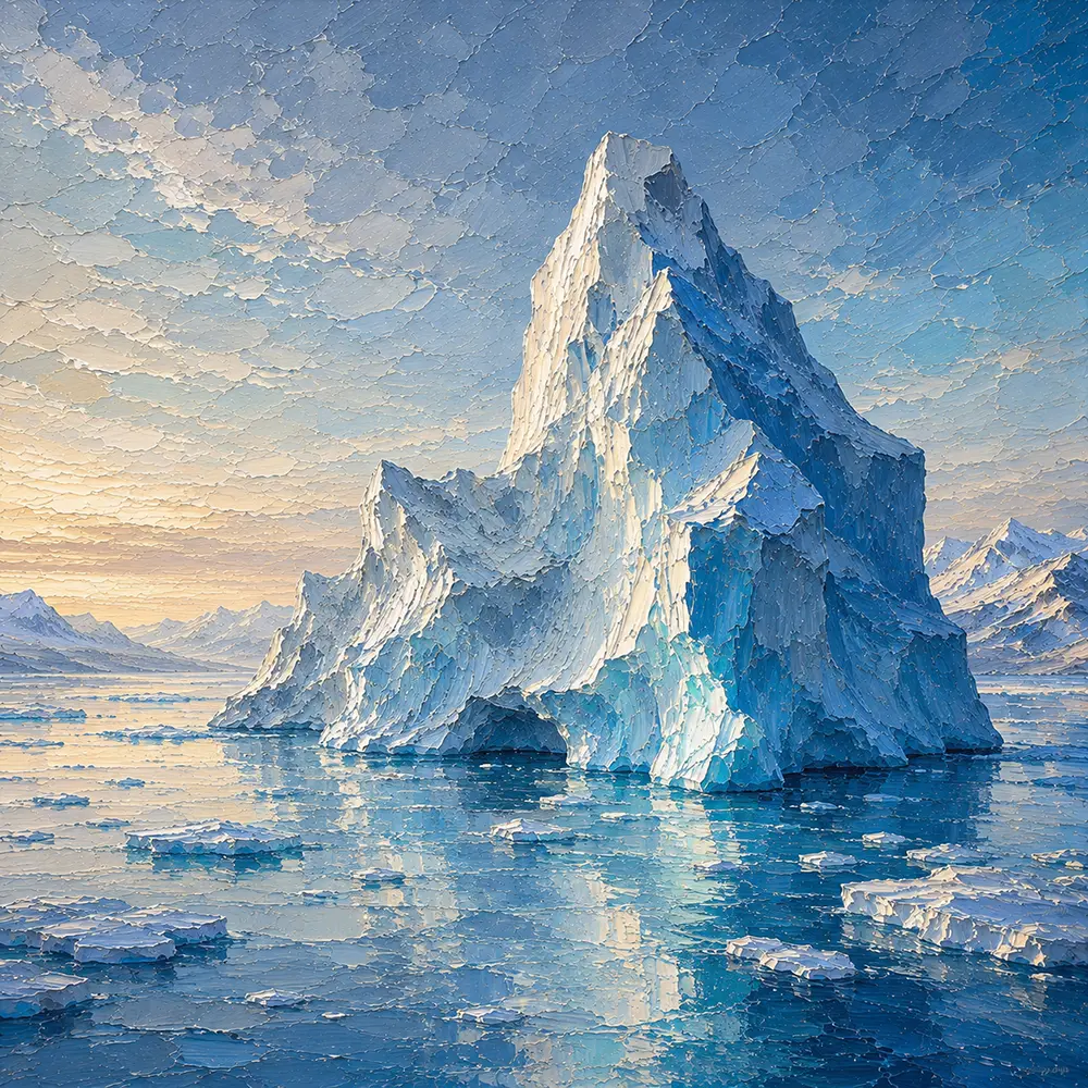 Arctic Study Arctic Wall Art Arctic Pearl Art Print