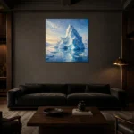 Premium Wall Art Kare Html Edition – CP-NO-AL-S-001 shown in a warm modern interior