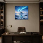 Premium Wall Art Kare Html Edition – CP-NO-AL-S-002 displayed in a contemporary gallery-inspired room