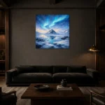 Premium Wall Art Kare Html Edition – CP-NO-AL-S-002 shown in a warm modern interior