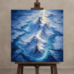 Premium Wall Art Kare Html Edition – CP-NO-AL-S-003 displayed on a studio easel