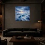 Premium Wall Art Kare Html Edition – CP-NO-AL-S-004 shown in a warm modern interior