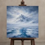 Premium Wall Art Kare Html Edition – CP-NO-AL-S-005 displayed on a studio easel