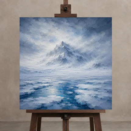 Premium Wall Art Kare Html Edition – CP-NO-AL-S-005 displayed on a studio easel