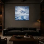 Premium Wall Art Kare Html Edition – CP-NO-AL-S-005 shown in a warm modern interior