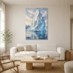 Premium Wall Art Dikey Html Edition – CP-NO-AL-V-001 styled in a refined neutral interior