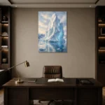 Premium Wall Art Dikey Html Edition – CP-NO-AL-V-001 displayed in a contemporary gallery-inspired room