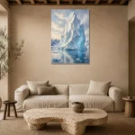 Premium Wall Art Dikey Html Edition – CP-NO-AL-V-001 presented in a sophisticated home setting