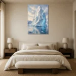 Premium Wall Art Dikey Html Edition – CP-NO-AL-V-001 showcased in an elegant minimalist interior