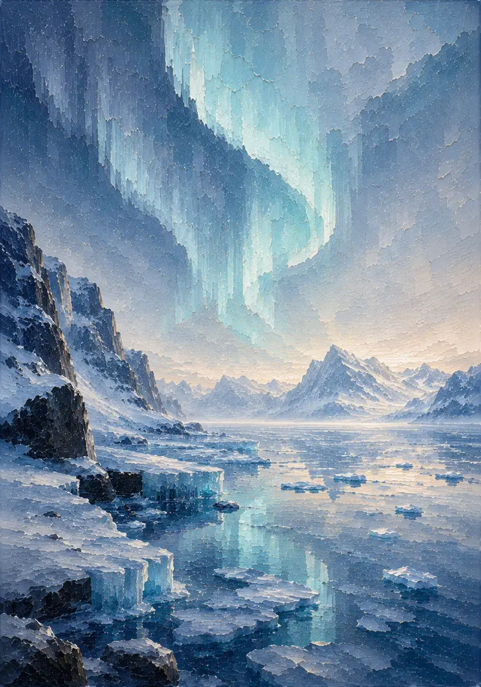 Arctic Threshold Arctic Wall Art Arctic Pearl Art Print